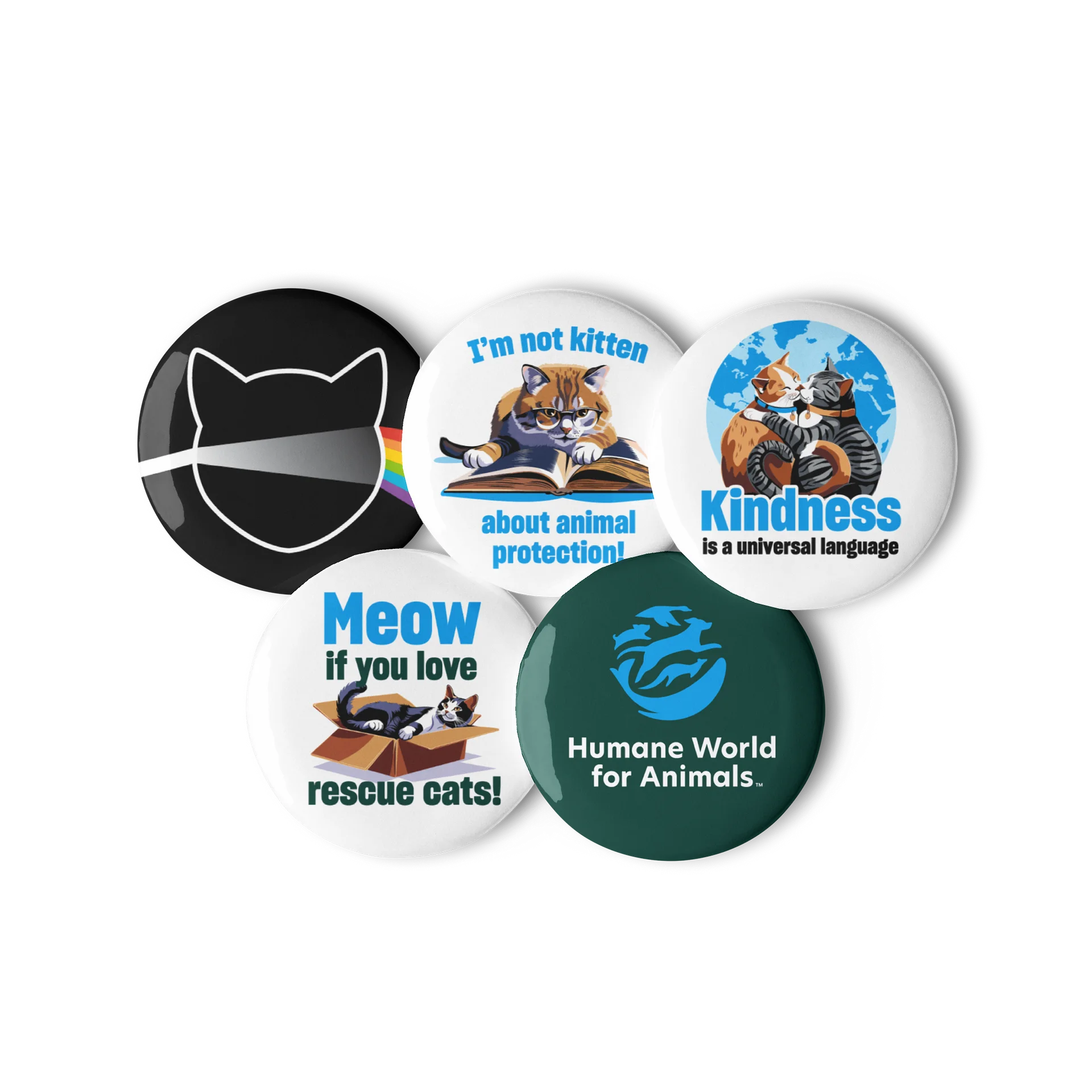 Button bundle - Rescue Cats product image (2)