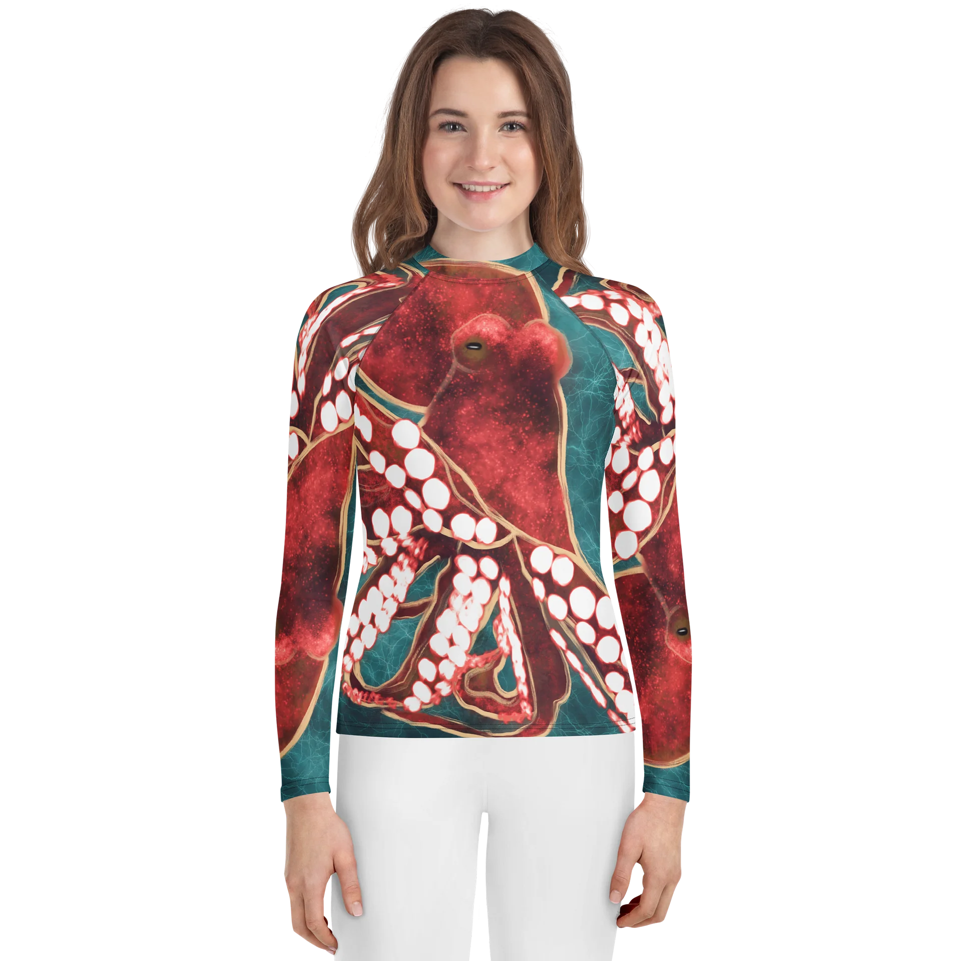 The Sentinel — Youth Octopus Rash Guard product image (1)