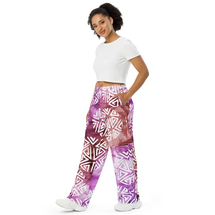Snow ❄ Bounce By: JoBeth Print Unisex Wide-Leg Pants product image (1)