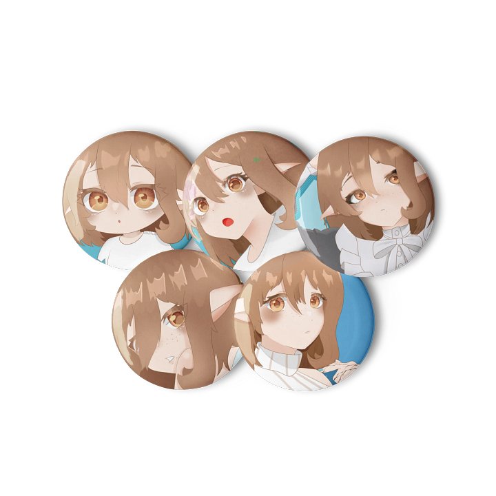 RikkuAsobi Pin Buttons product image (1)