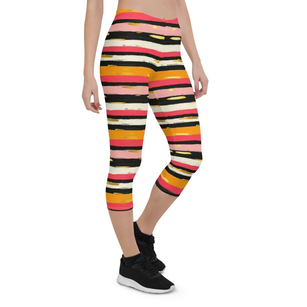 Stripes of Mental Health Capris product image (6)