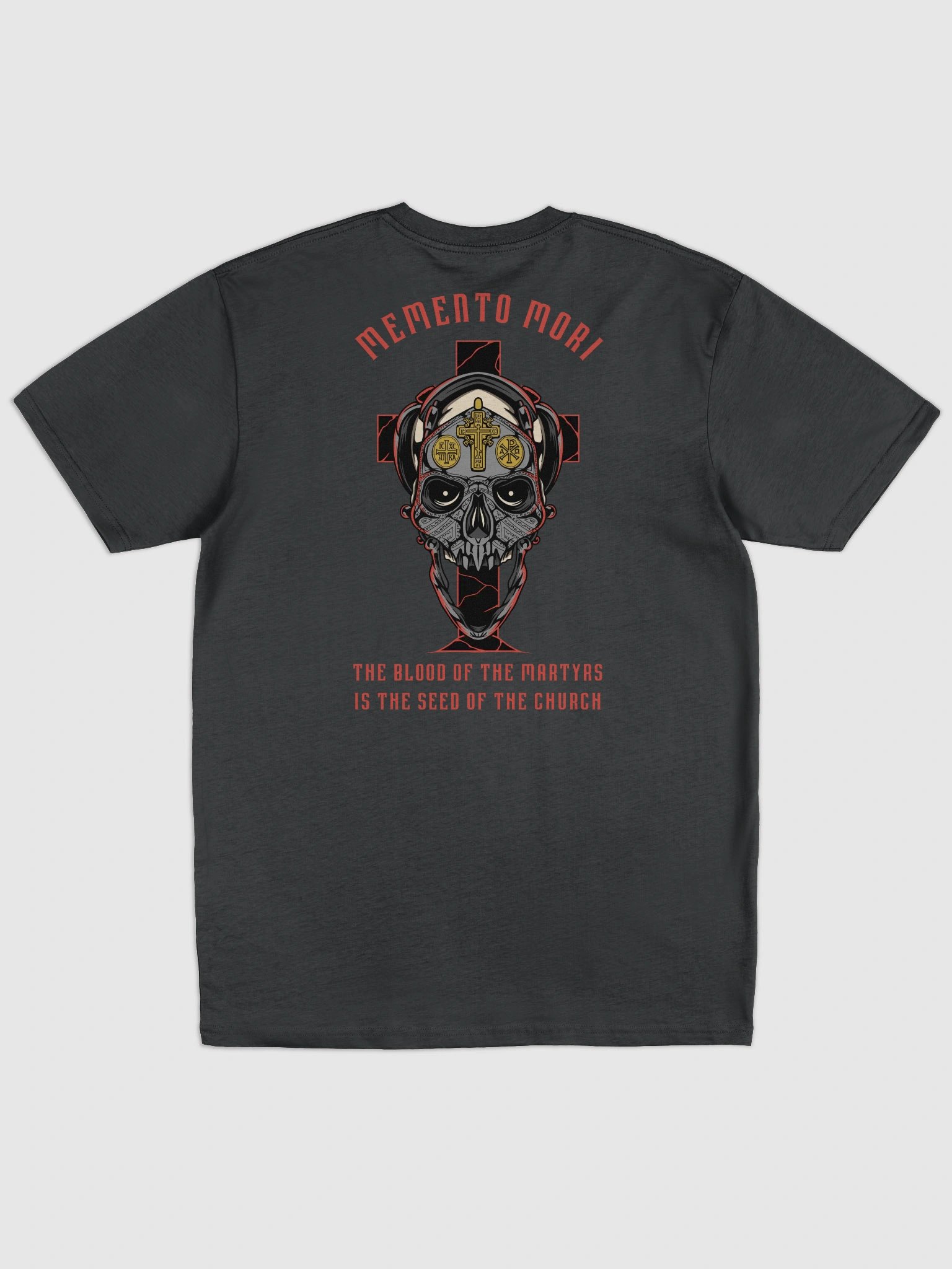 Memento Mori - Skull design Heavy tee product image (1)
