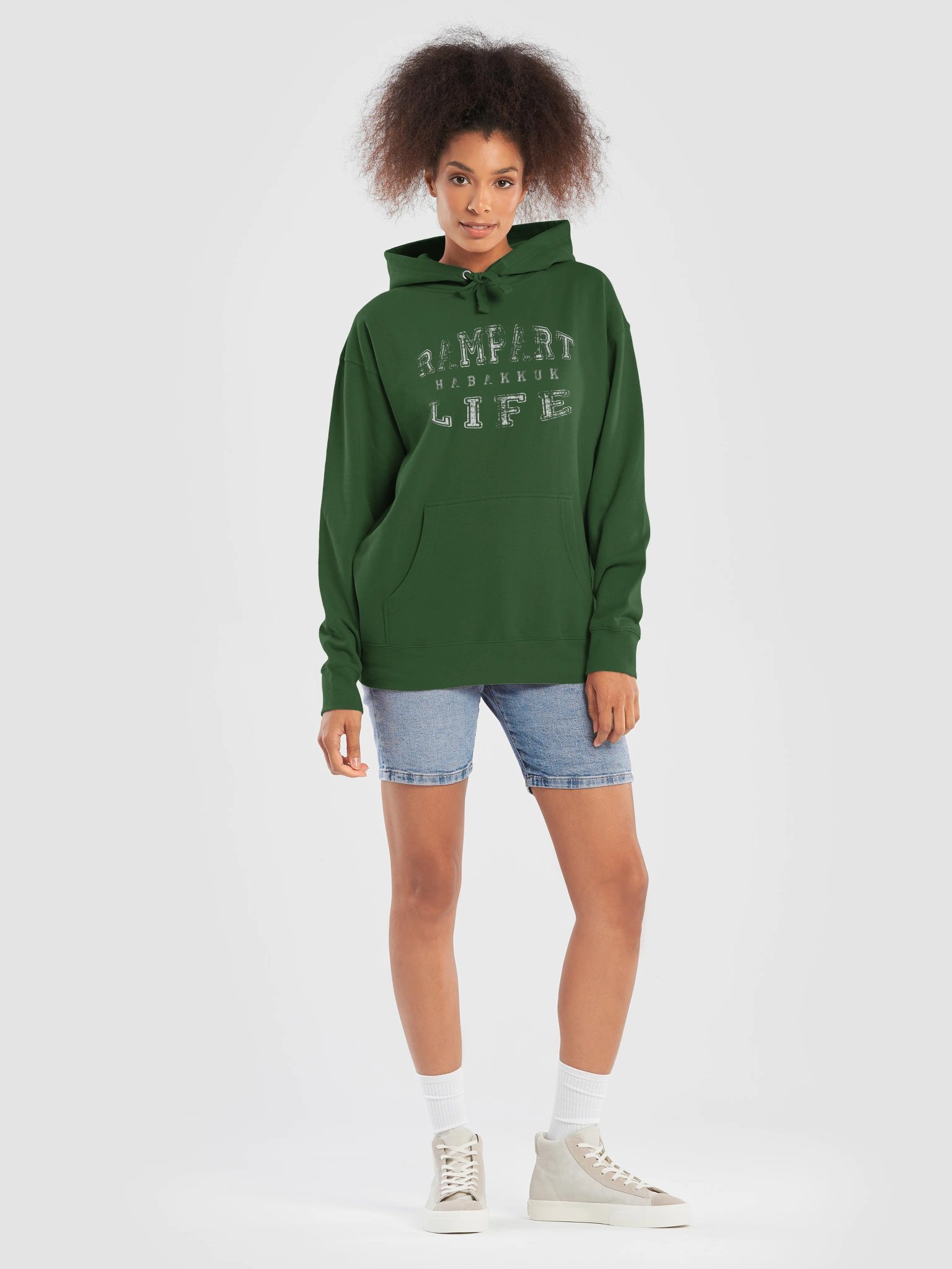 HABAKKUK Rampart Life - Hoodie (White Logo) product image (41)