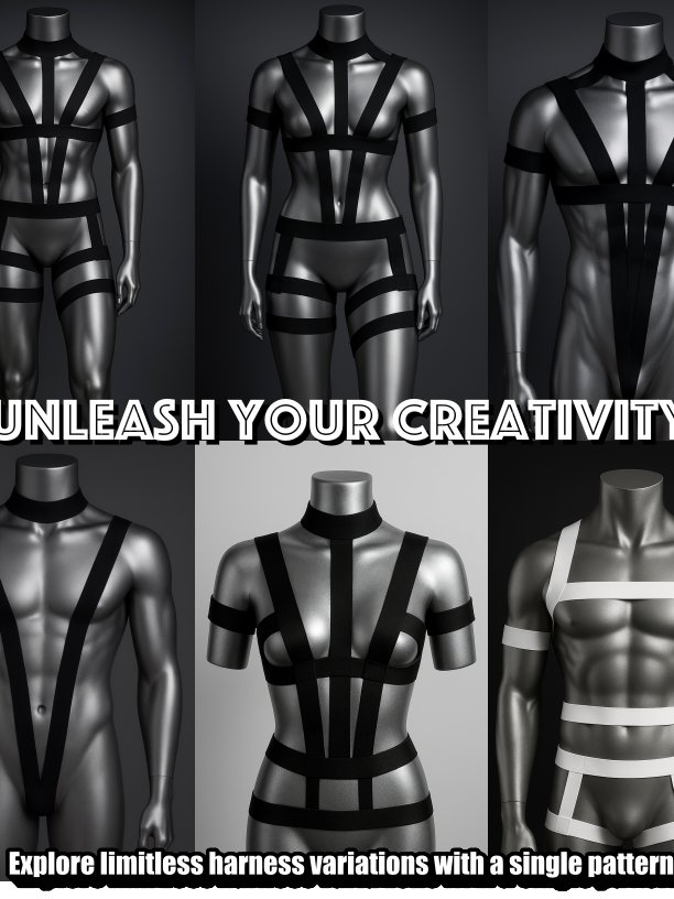 Elastic Full Body Harness Sewing Pattern: Unleash Your Inner Designer! product image (11)