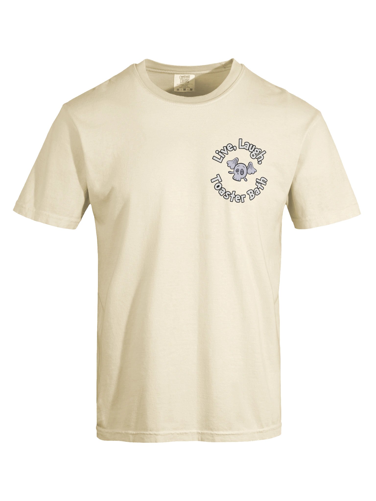 Live Laugh Toaster Bath Tee product image (37)