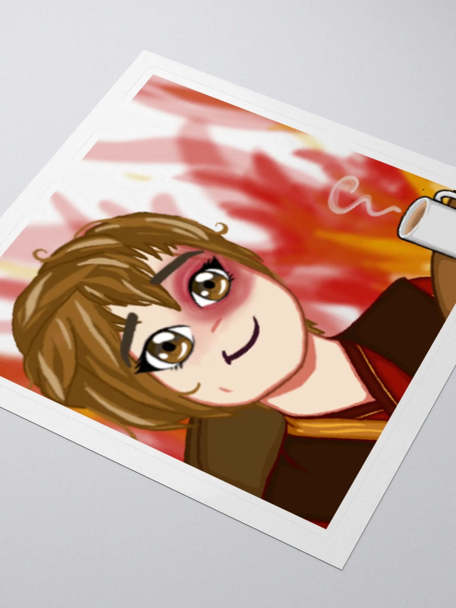 This Is Fine Emote Sticker product image (3)