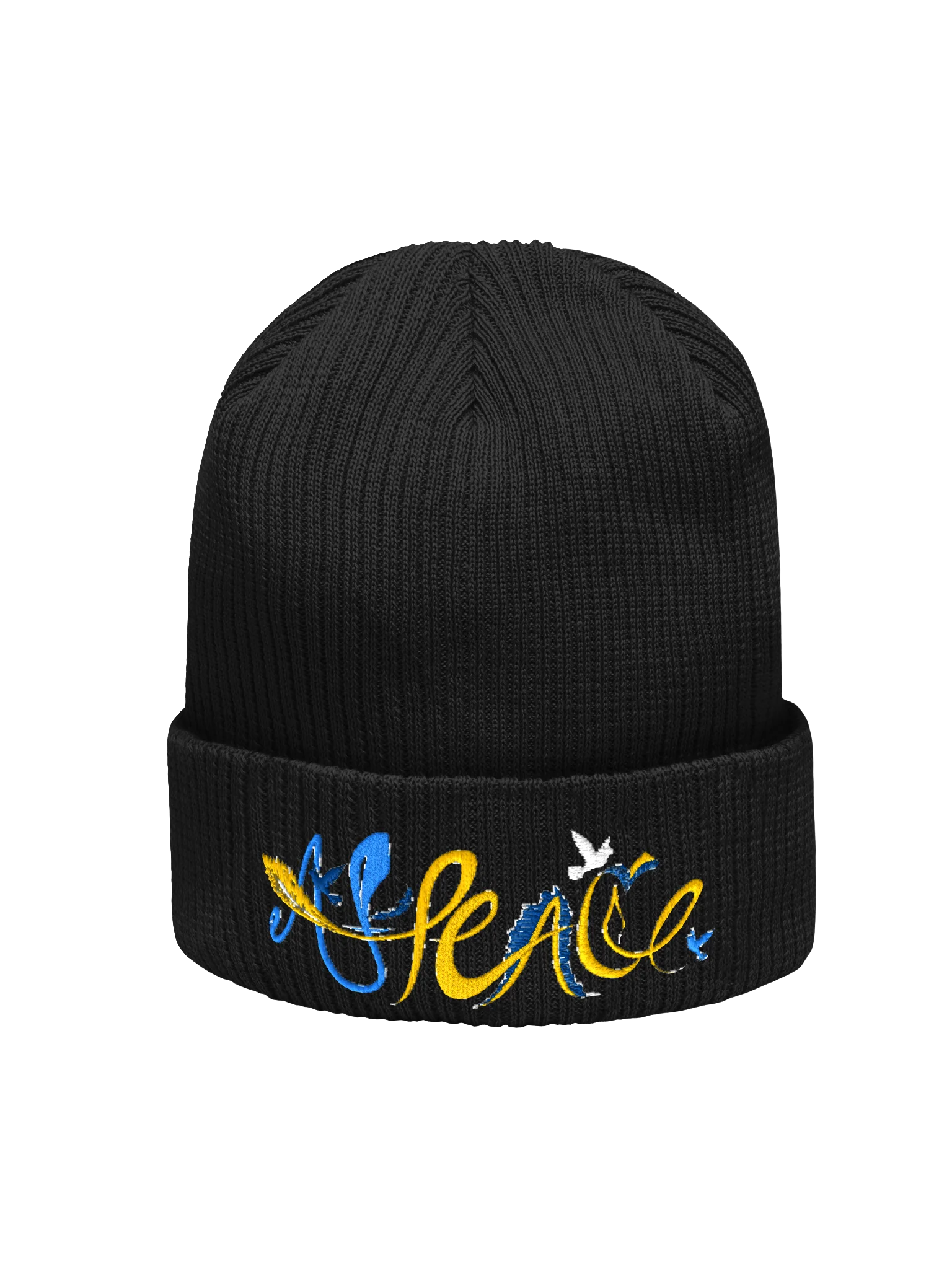 At Peace Organic Ribbed Beanie product image (1)