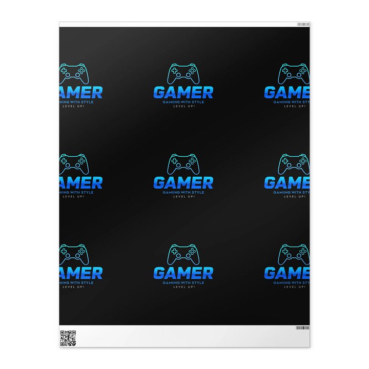 Geschenkpapier ,,Gamer“ Logo product image (2)