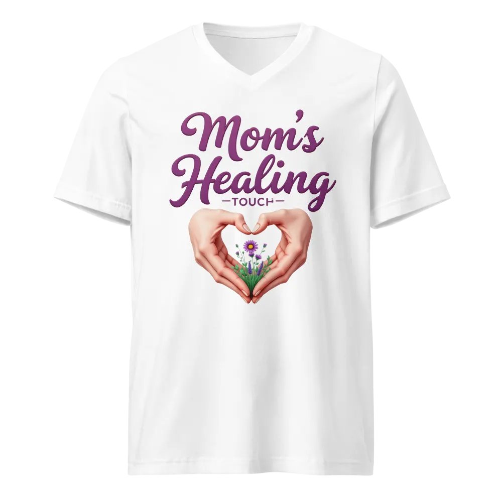 Mom's Healing Touch V-Neck Tee product image (5)