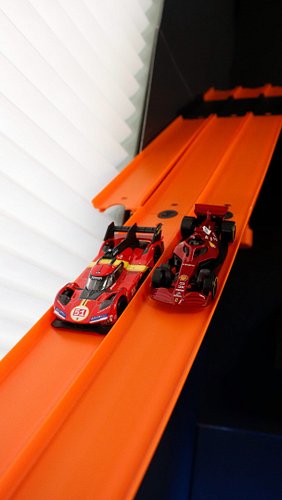 I raced all of my Ferraris to find the fastest, part 2! 

▶️ Full race and unboxing now live on YouTube! 

#ferrari #hotwheel...