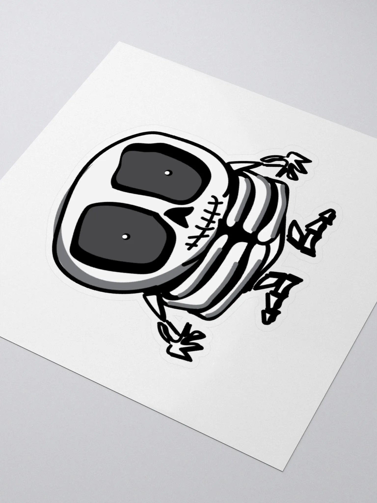 Big Bones Skeleton Sticker product image (3)