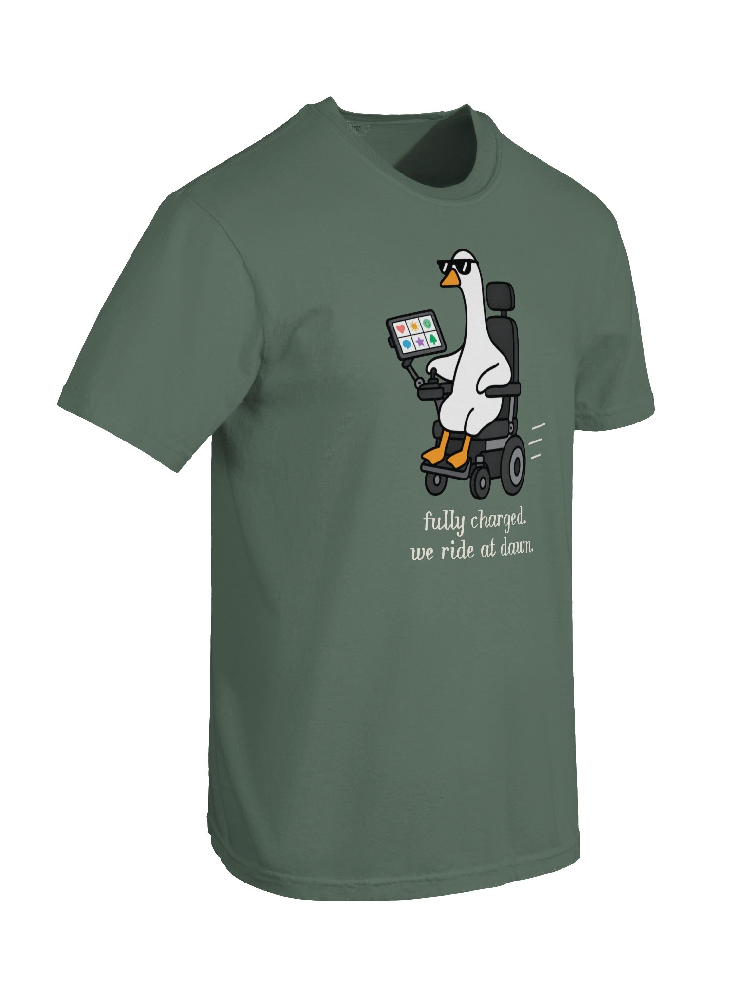 Fully Charged - Power Chair - Adult Unisex Tee product image (10)