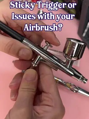 sticky trigger on your airbrush? try a lubrication 🔧 6 steps, works on most models. pro tip: soaking removes lubricant so do this after a deep clean! more resources at couplecraftsminis.com, link in bio 🎨 #airbrush #airbrushing #miniaturepainting #tabletophobby #paintingminiatures