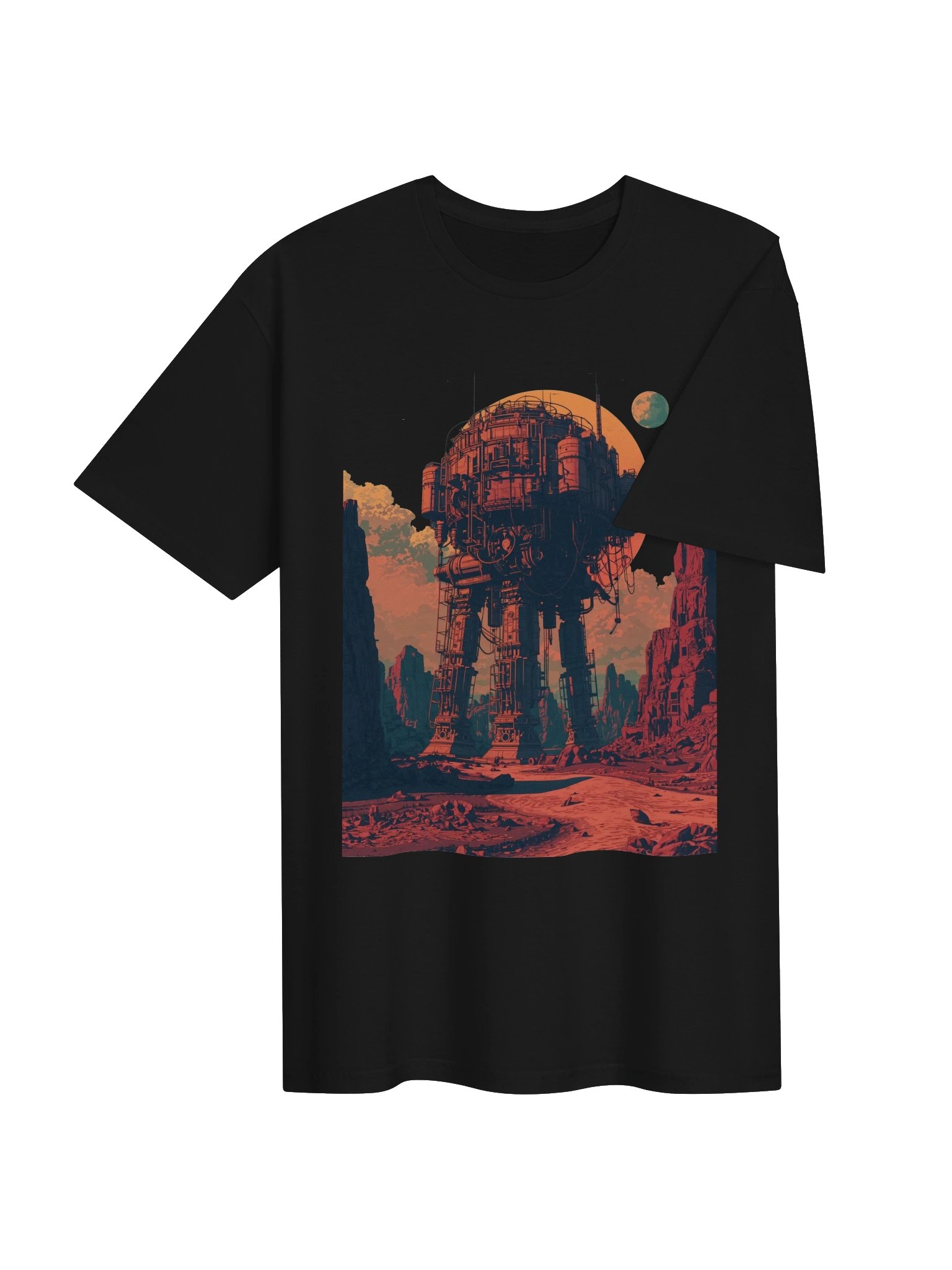Retro-Futurist Desert Giant T-Shirt product image (7)
