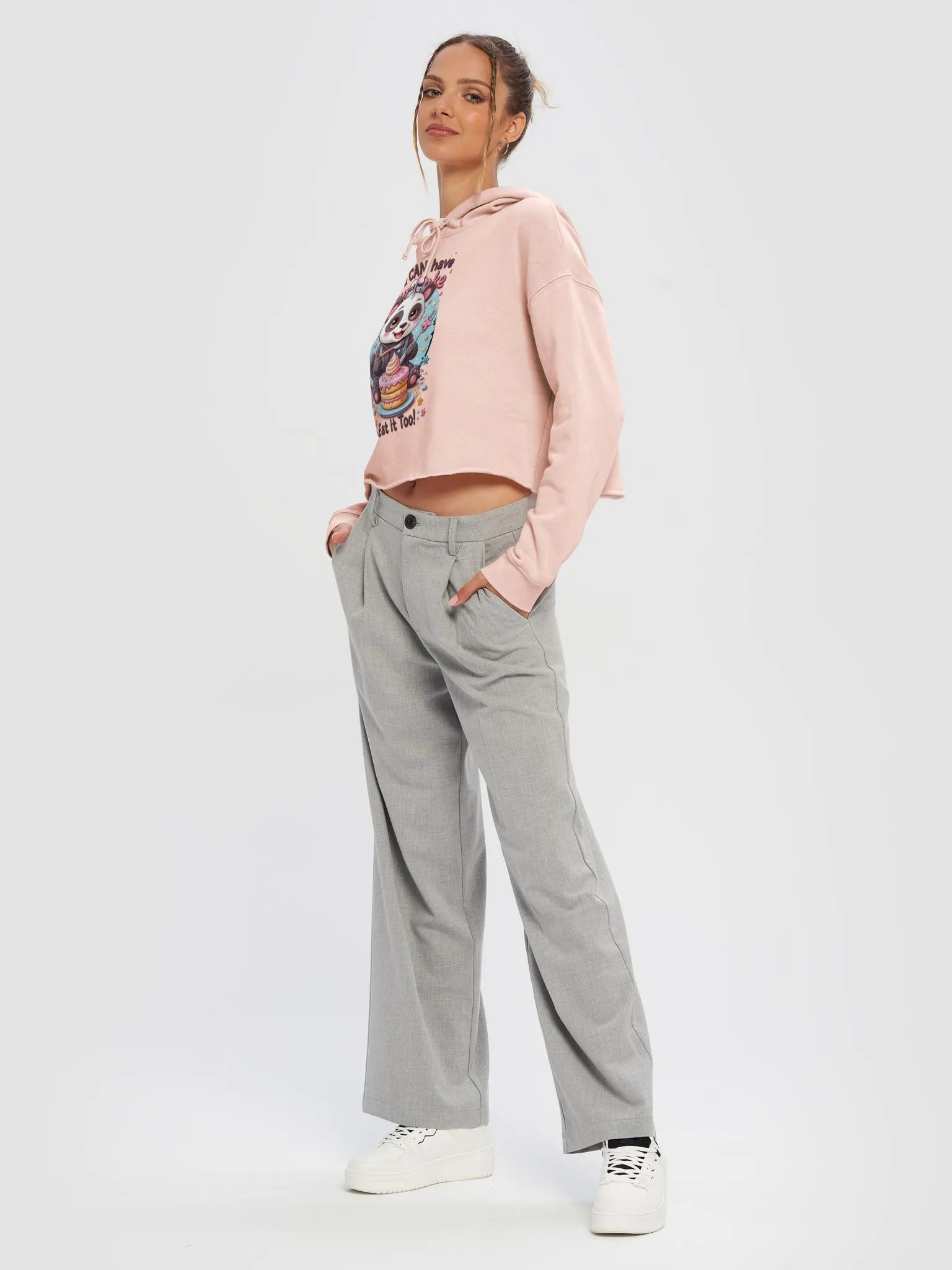 Panda Party Cropped Hoodie product image (25)