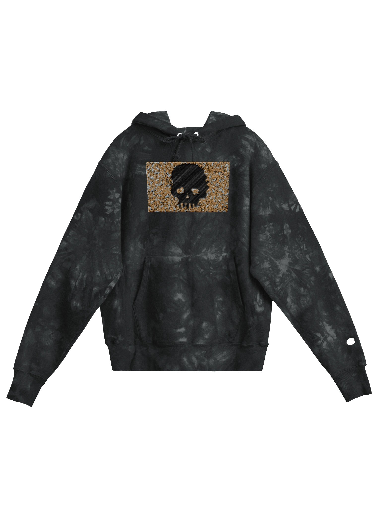 Ethereal Skull Tie-Dye Hoodie product image (1)