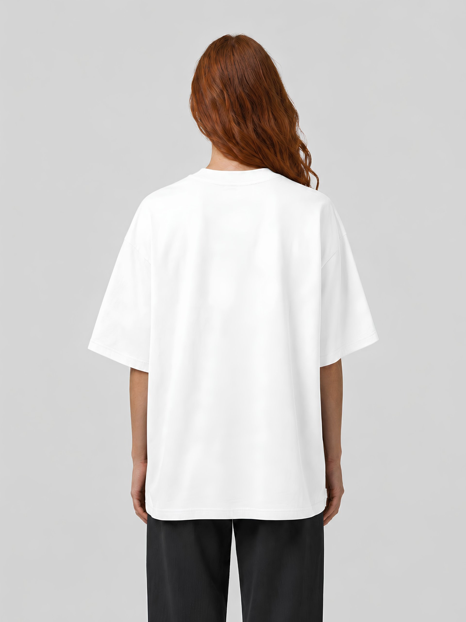 T-SHIRT UNISEXE OVERSIZE ÉPAIS BIO - LOVE HURTS product image (4)