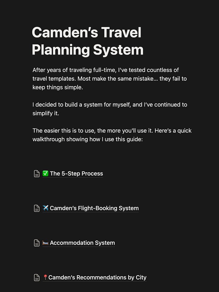 Camden’s Travel Planning System product image (1)
