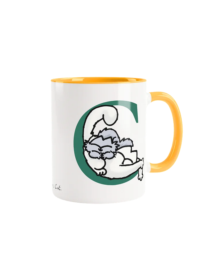 Cat Monogram Mug - C product image (2)