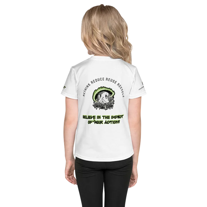 Save Me Kids Crew Neck T-Shirt | Eco-Friendly Style for Young Activists product image (2)