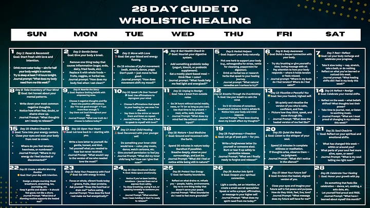 FREE 28 Day Holistic Healing Guide product image (2)