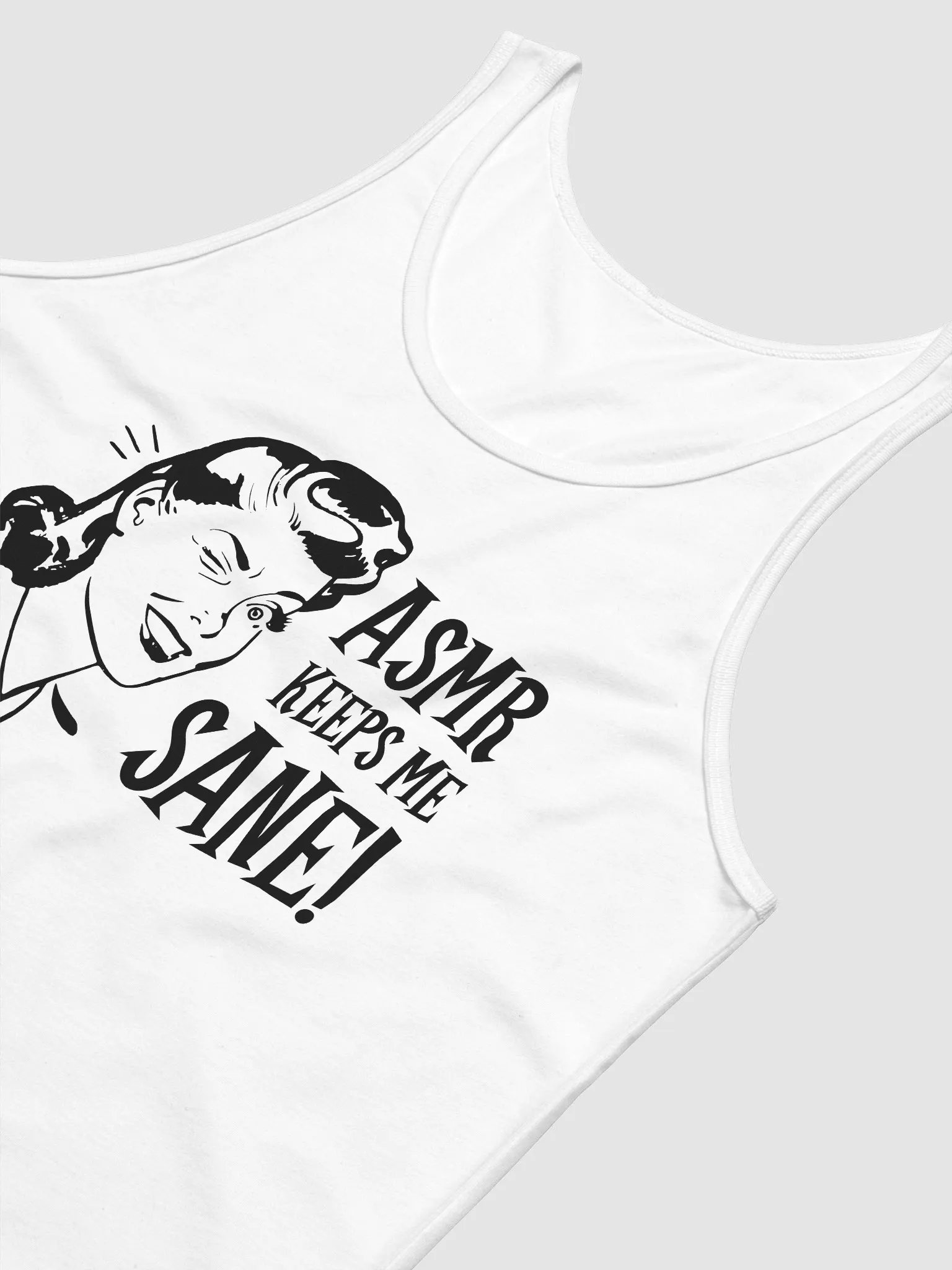 ASMR Keeps Me Sane / Light Tank Top product image (3)