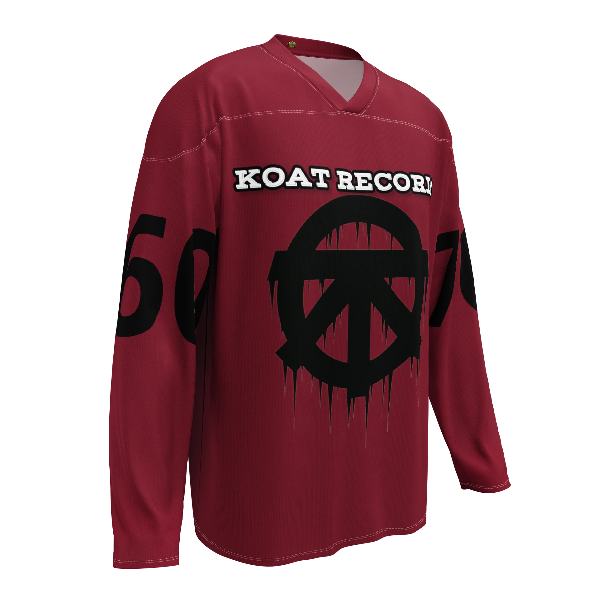 Burgundy KINGS OF ALL TRADES Symbol Hockey Jersey product image (1)