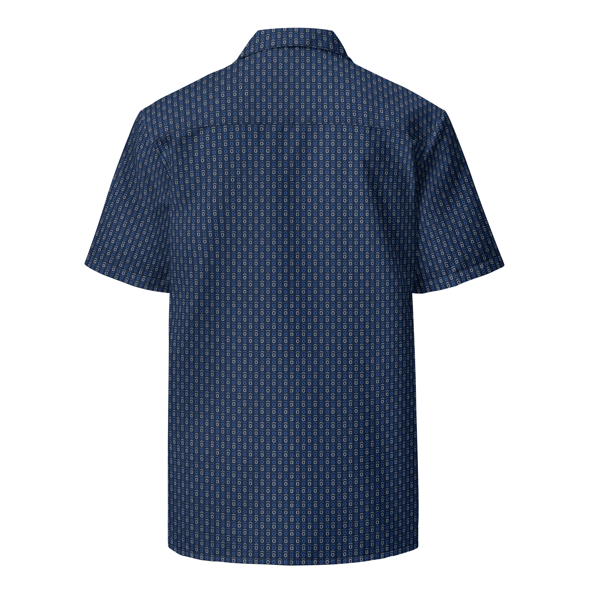 OVTLYR ALL OVER PRINT - BUTTON DOWN - RUNS VERY BIG (ORDER NEXT SIZE DOWN) - Navy product image (2)