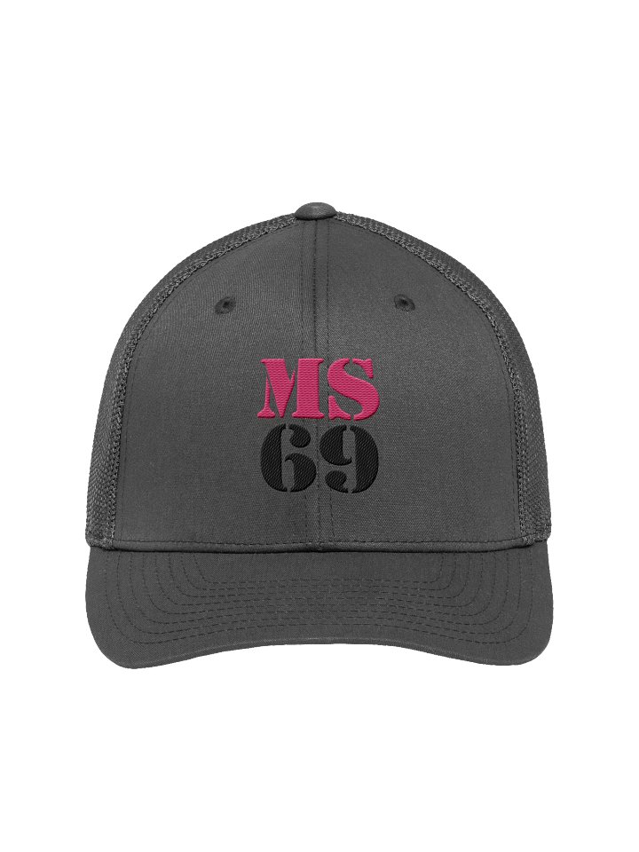 MS69 - Flexfit Trucker Hat Pink/Black product image (1)