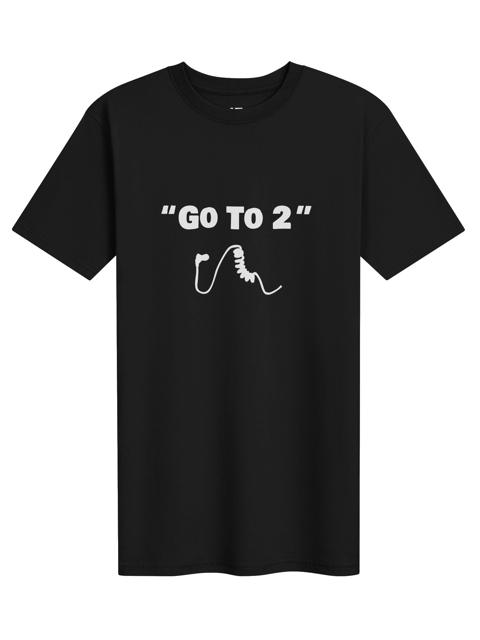 Go to 2 | White Graphic Front product image (1)