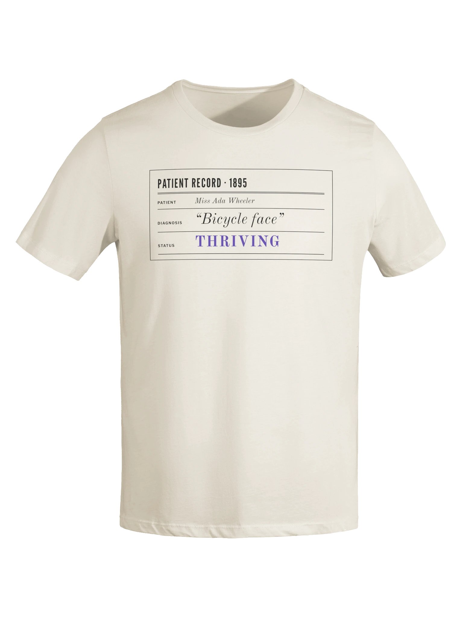 Patient Record Women's Relaxed Tee (Natural) product image (7)