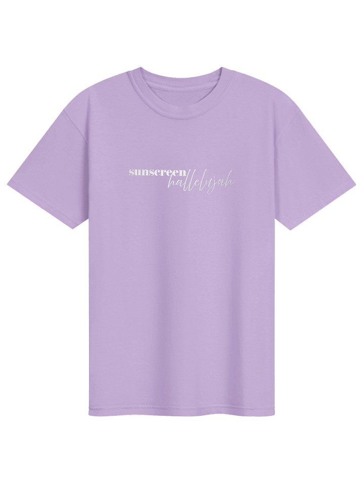 Sunscreen Hallelujah Embroidered Comfort Colors Tee product image (1)