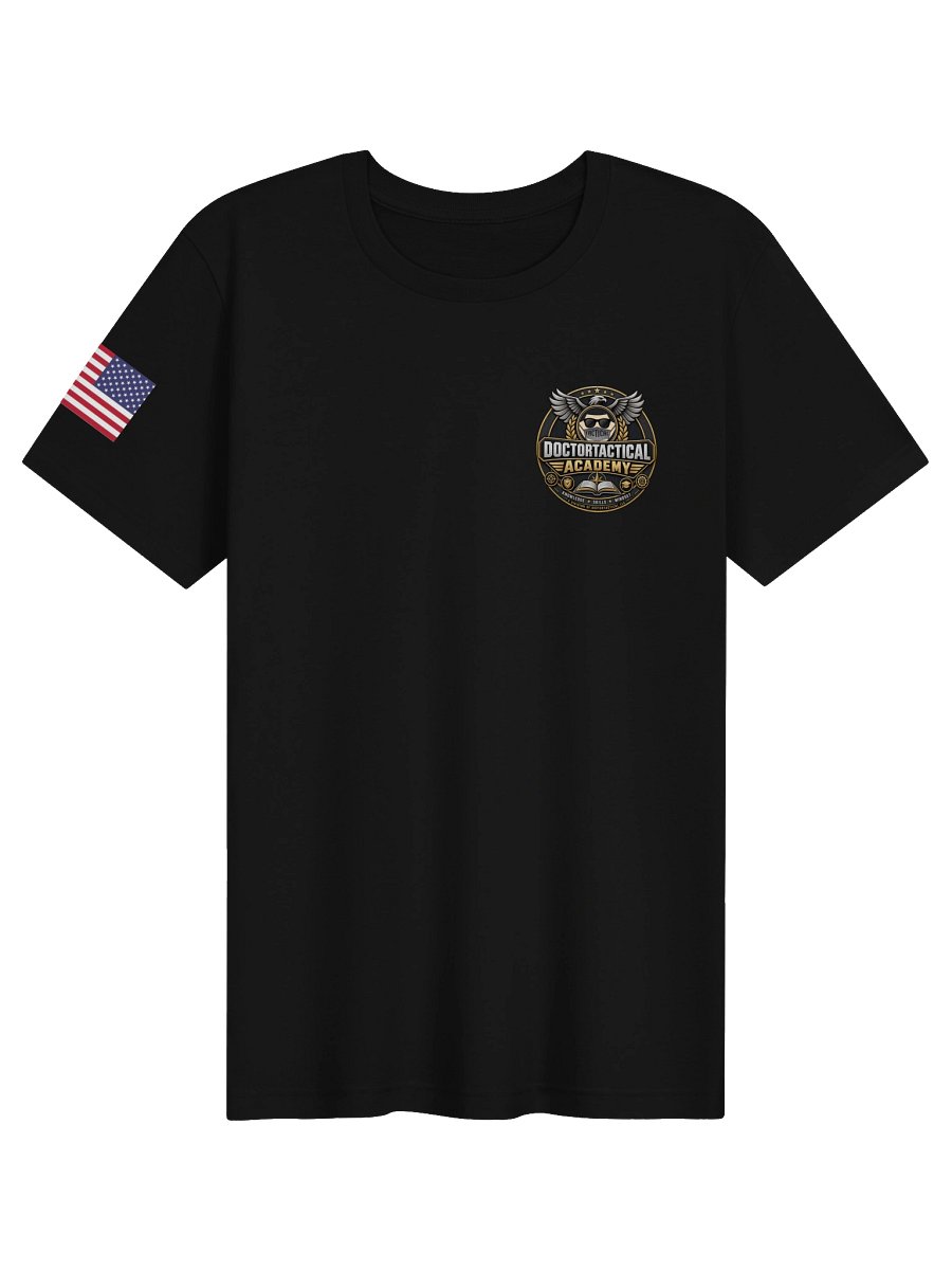 DoctorTactical Academy Black T product image (1)