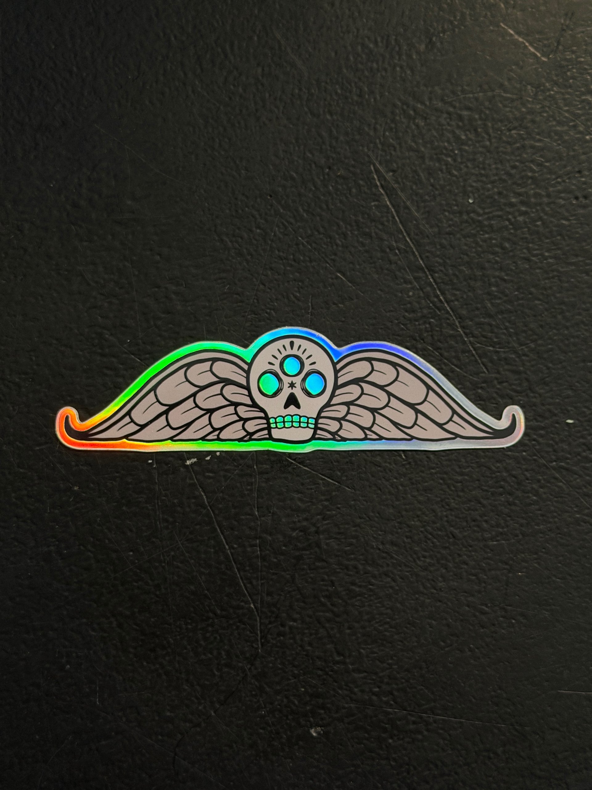 Winged Memento Holographic Sticker product image (2)