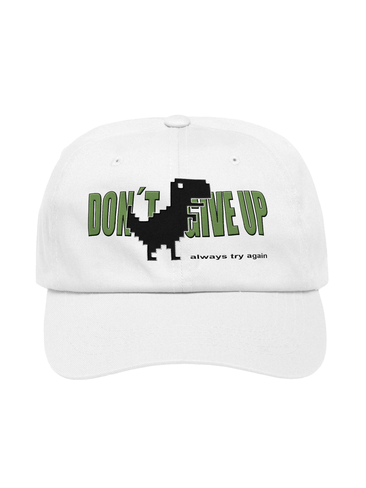 Pixel Dinosaur Don´t Give Up / Cap product image (1)