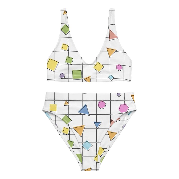 Geometric Fusion High-Waisted Bikini product image (1)