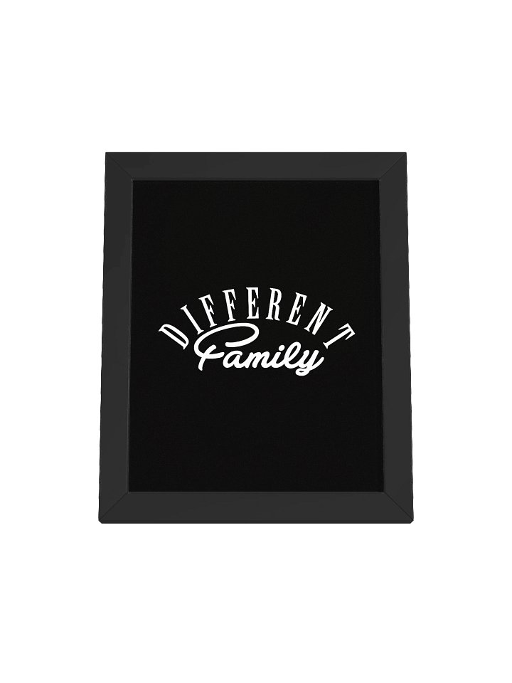 Different Family Framed Poster product image (1)