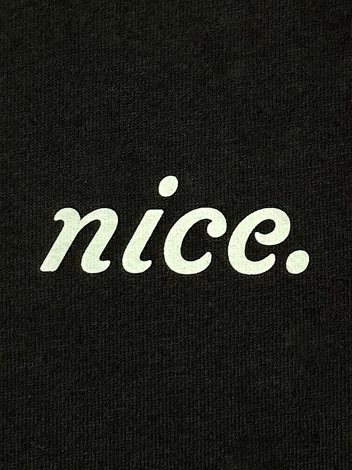 Nice. Classic Black Tee product image (2)
