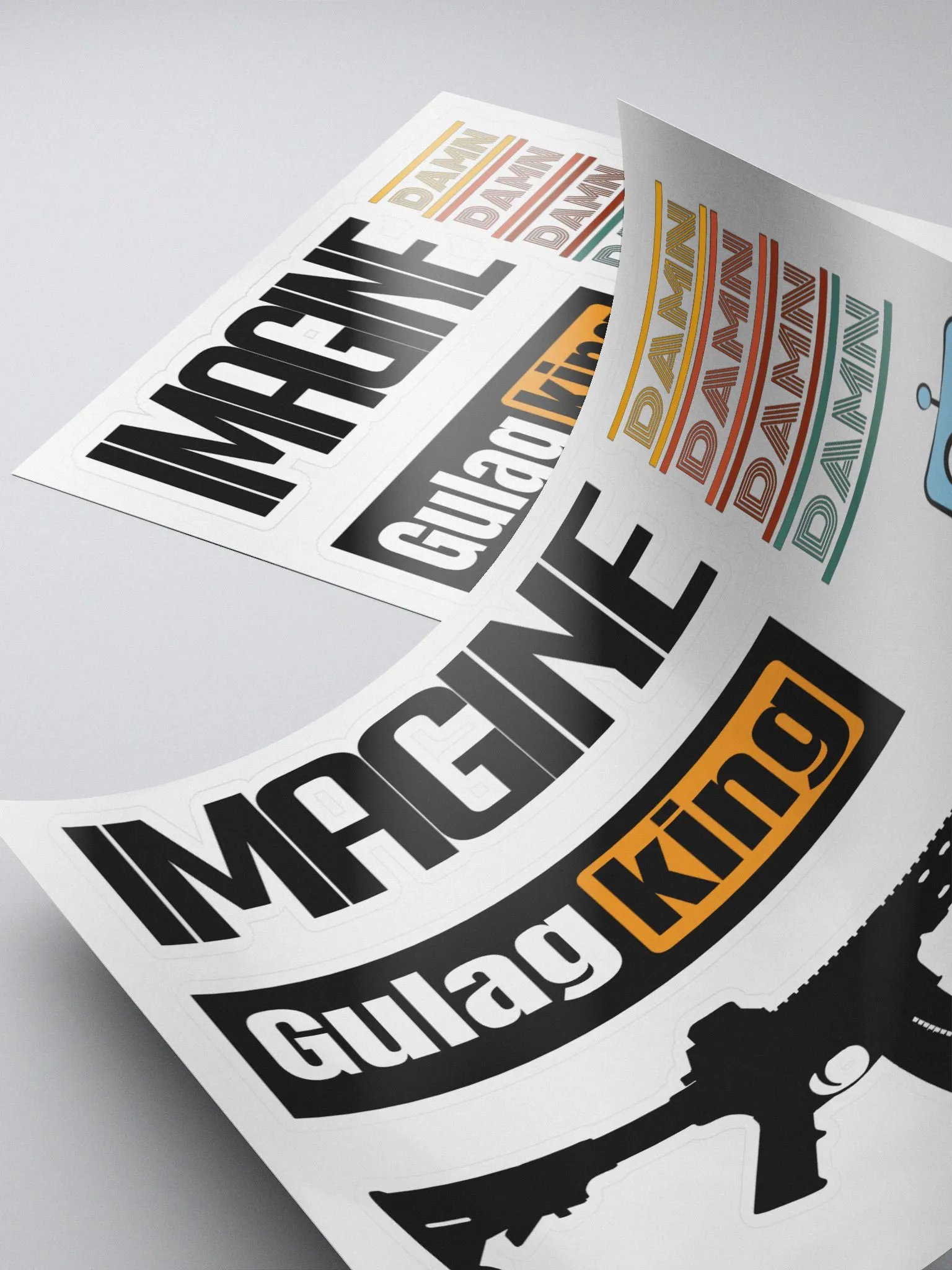 DamnSquad Sticker Sheet v2 product image (4)