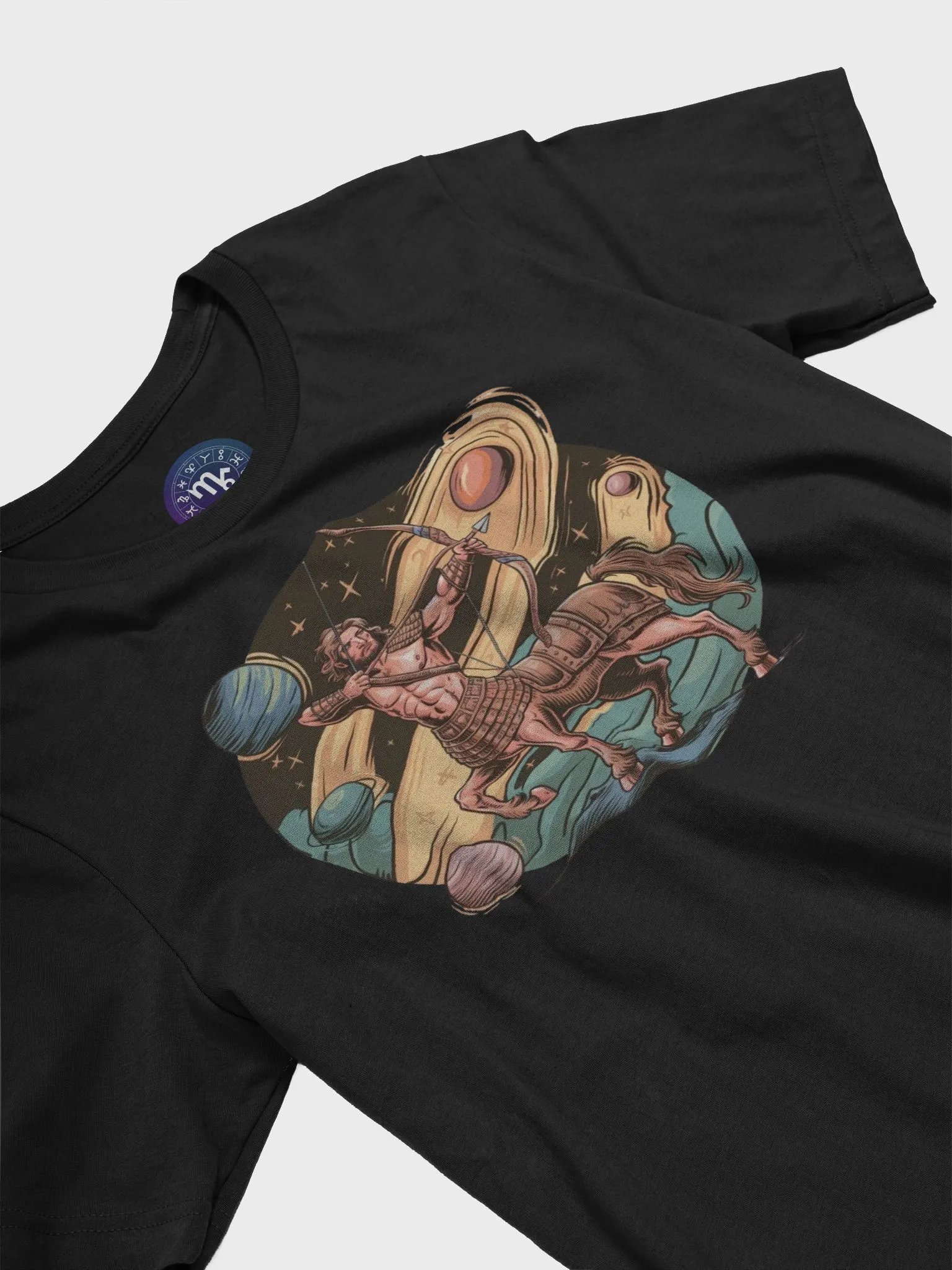 Sagittarius Zodiac Unisex Supersoft T-Shirt with Celestial Centaur Design product image (5)