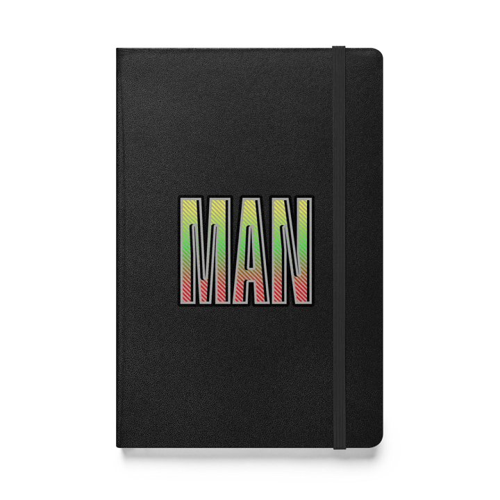 Man Manitoba Stripes Hardcover Notebook product image (1)