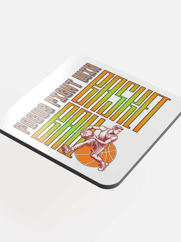 Focus Fight Win Basketball Coaster Set product image (1)