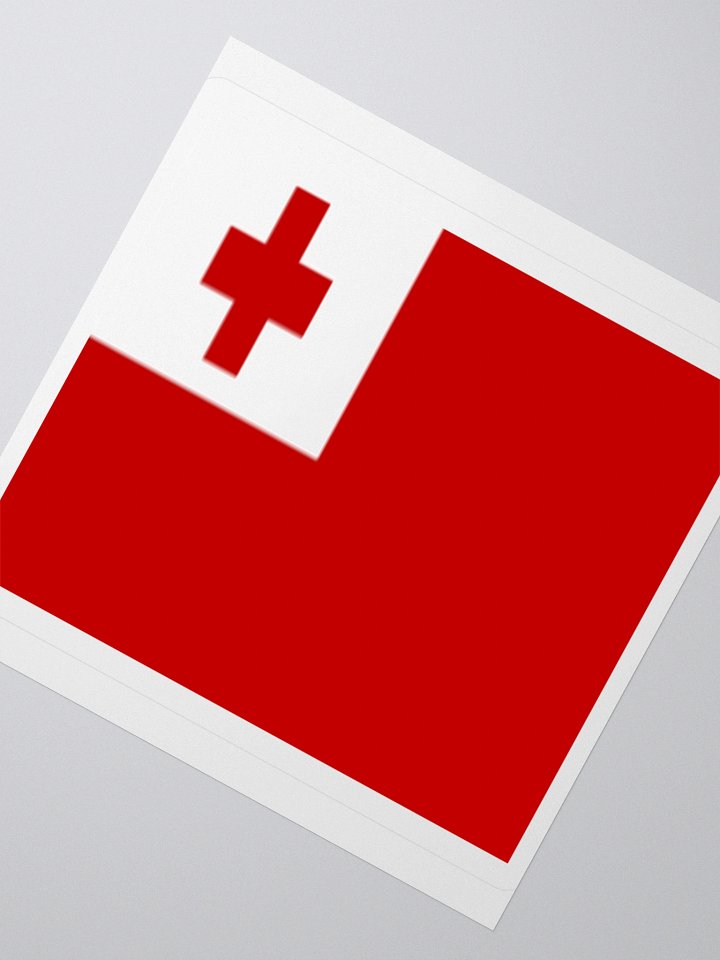 Tonga Flag Sticker - Premium Vinyl Design for National Pride product image (6)