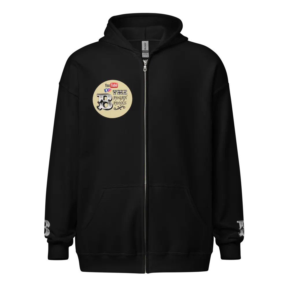 THRIFT HAPPENS (Zipper Hoodie - Dark) product image (1)