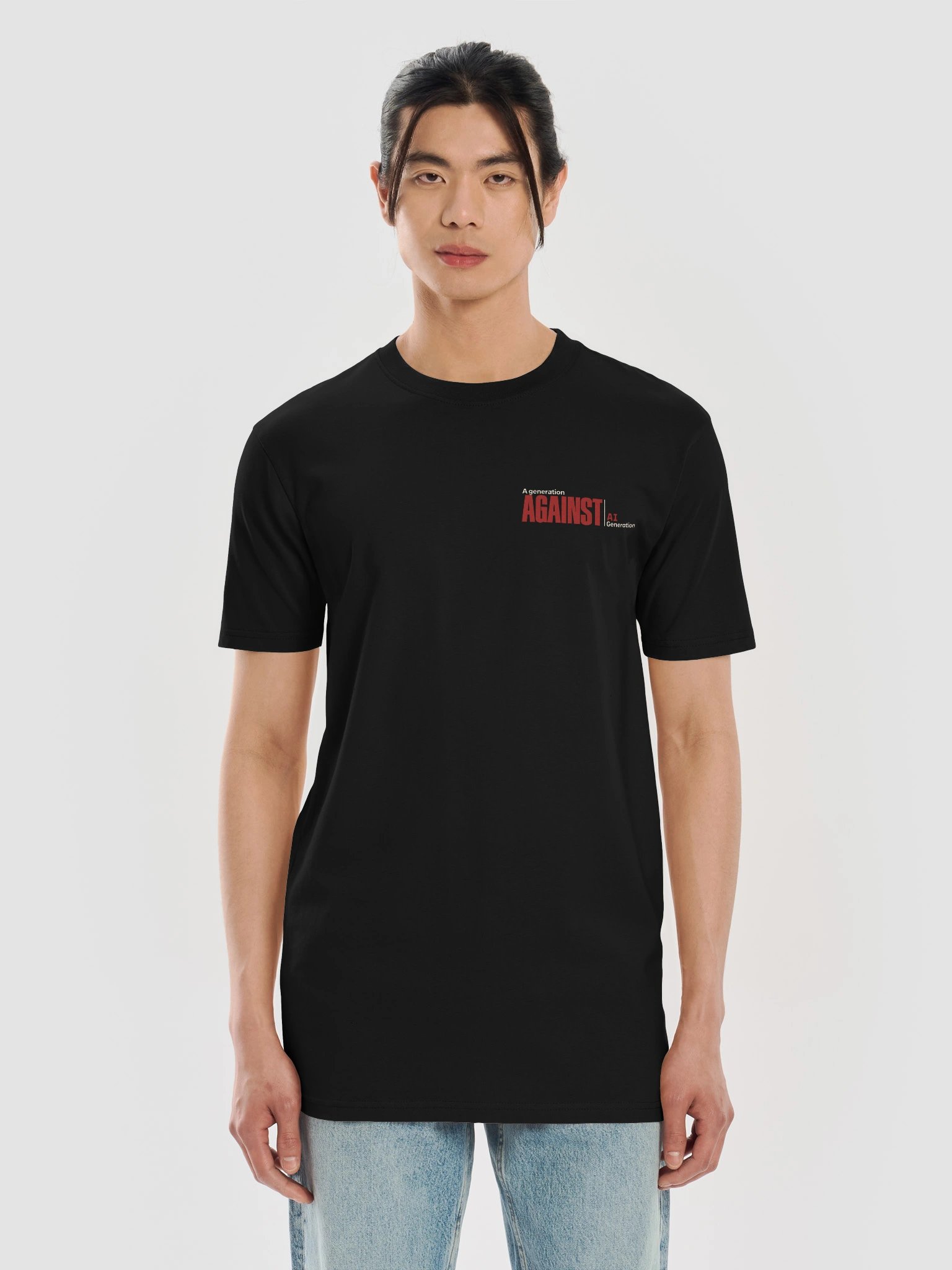 A Generation Against AI Generation: Protest Poster | Heavyweight Tee product image (6)