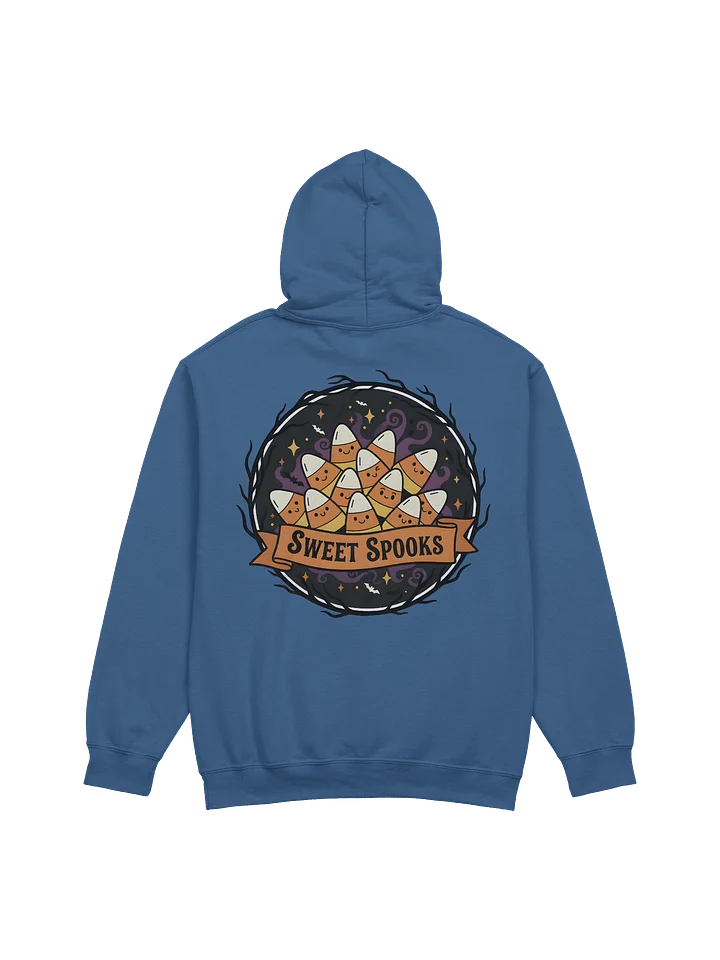 Sweet Spooks Halloween Hoodie – Candy Corn Sweatshirt for Cute Spooky Season Outfits product image (14)