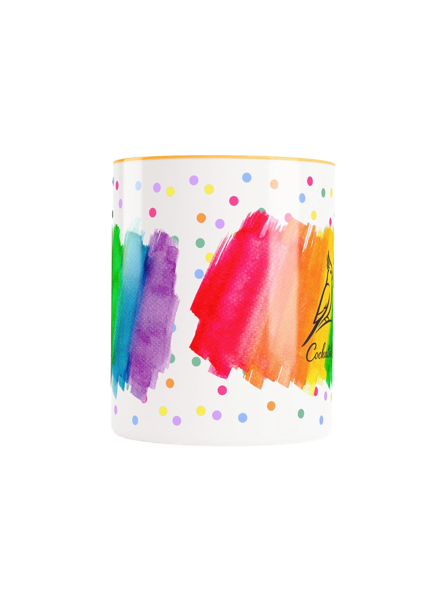 Colorburst Cockatiel Silhouette Mug – 11oz / 15oz product image (65)