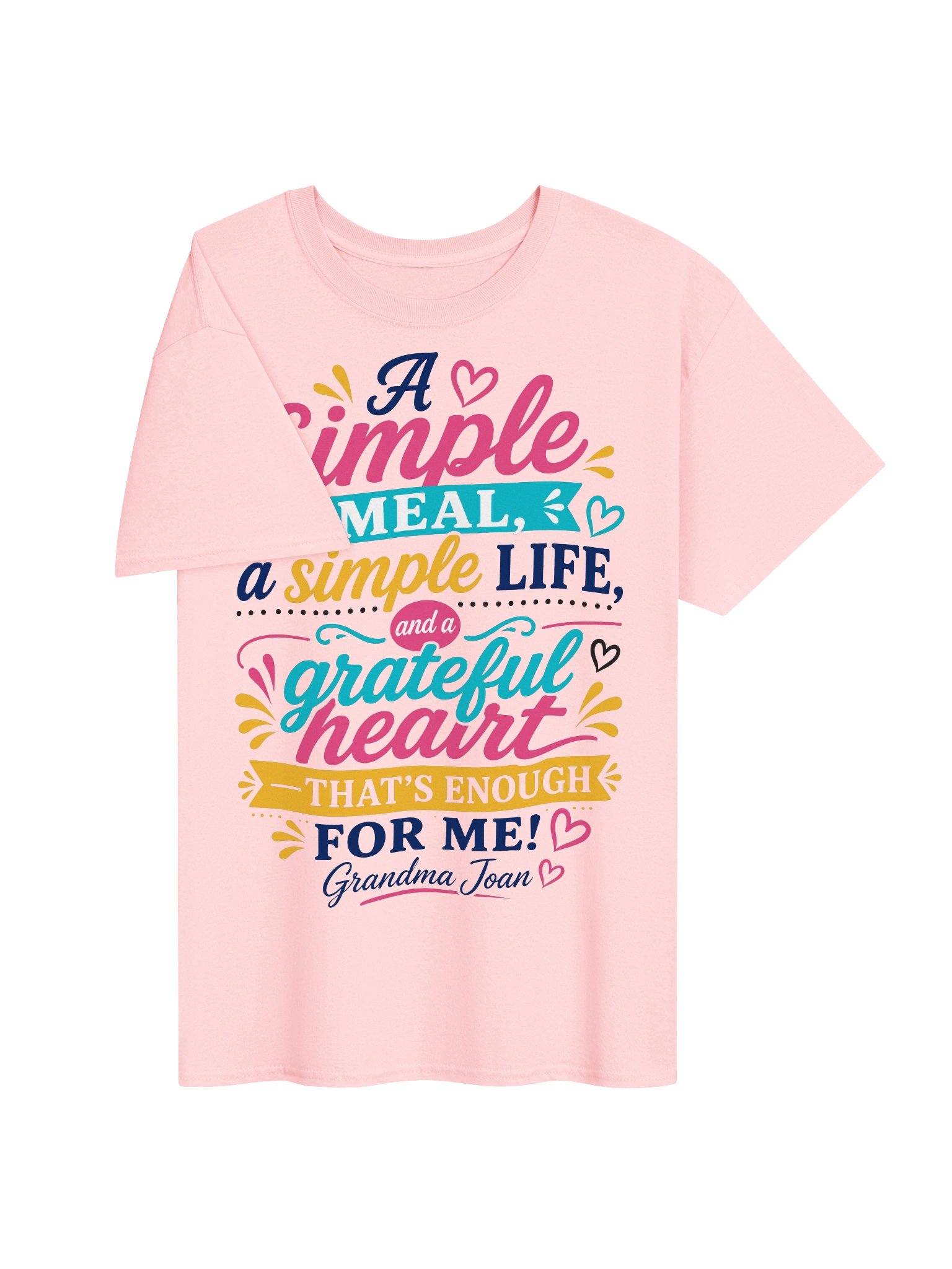 A Simple Meal, A Simple Life! - t-shirt product image (4)