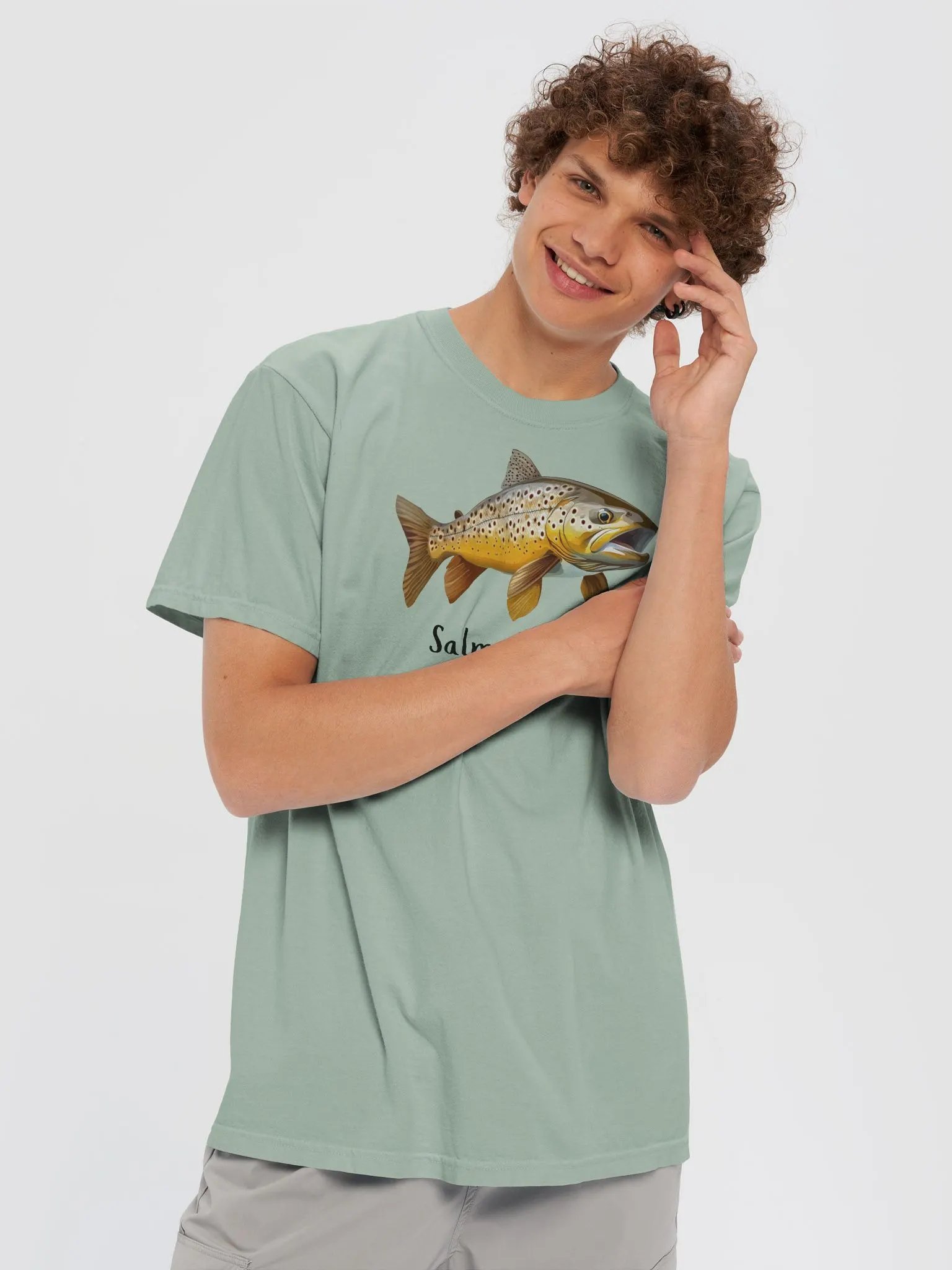 Brown Trout - Cotton T-Shirt product image (2)