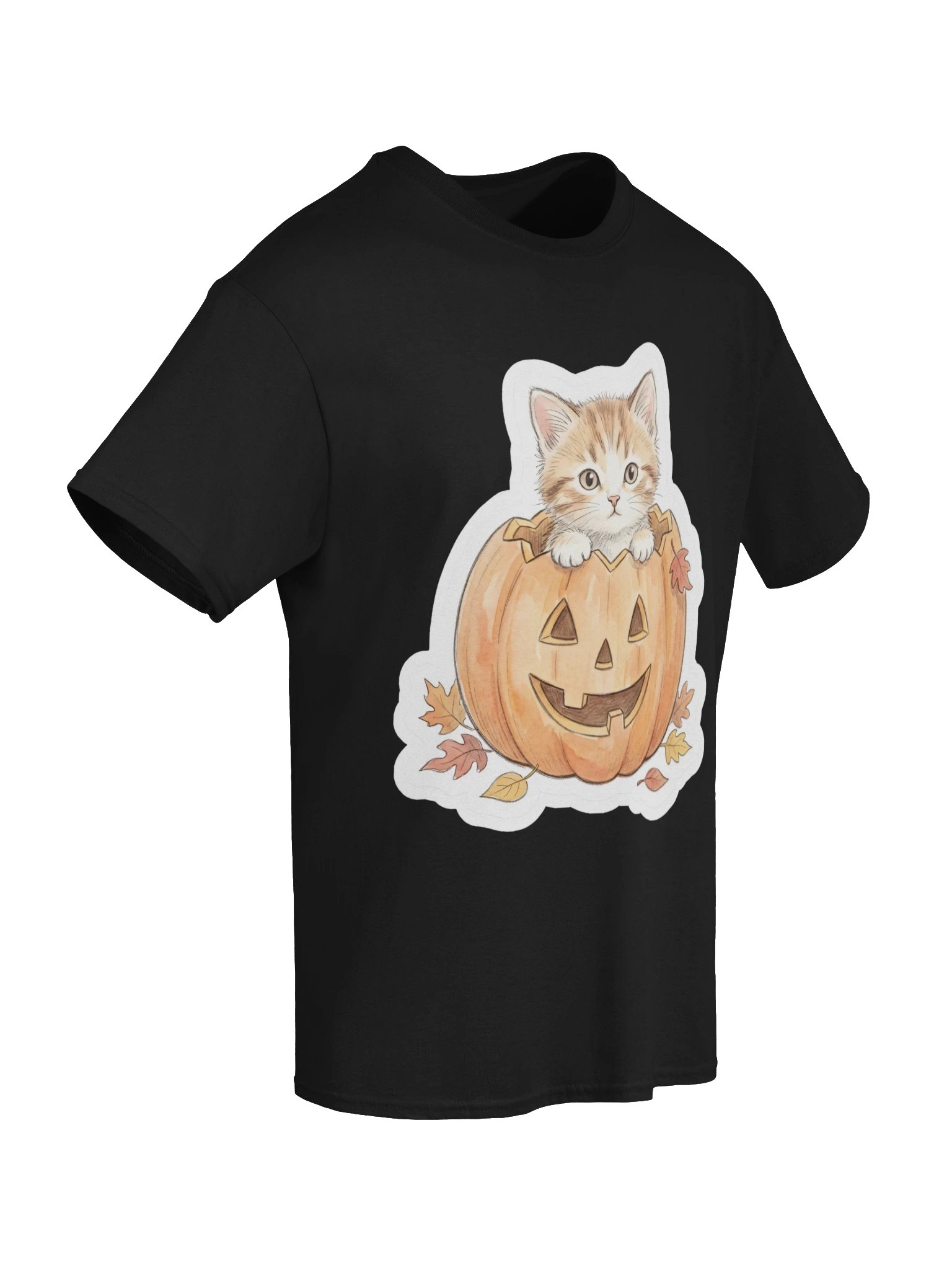 Pumpkin Peek Kitten Tee product image (16)